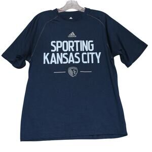 Sporting Kansas City Adidas Climalite Shirt T-shirt Mens‎ Adult Small S SKC